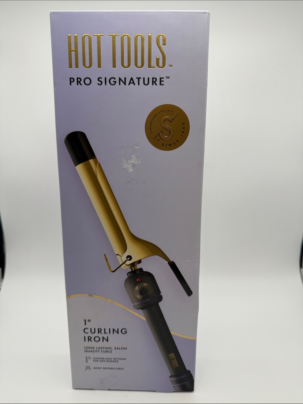 Hot Tools Pro Signature 1" Gold Curling Iron - Picture 2 of 7